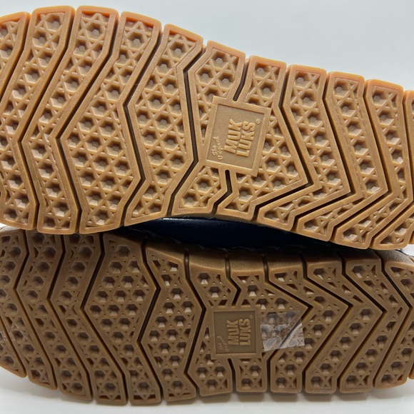 New MUK LUKS Water Repellent Suede Boots Twilight Blue Women's Size 6 NWT - Picture 3 of 8